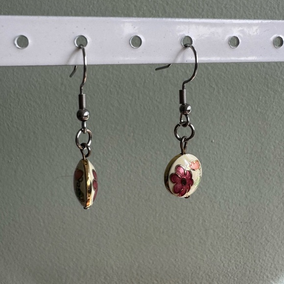 Earrings Cloisonne - Picture 4 of 4